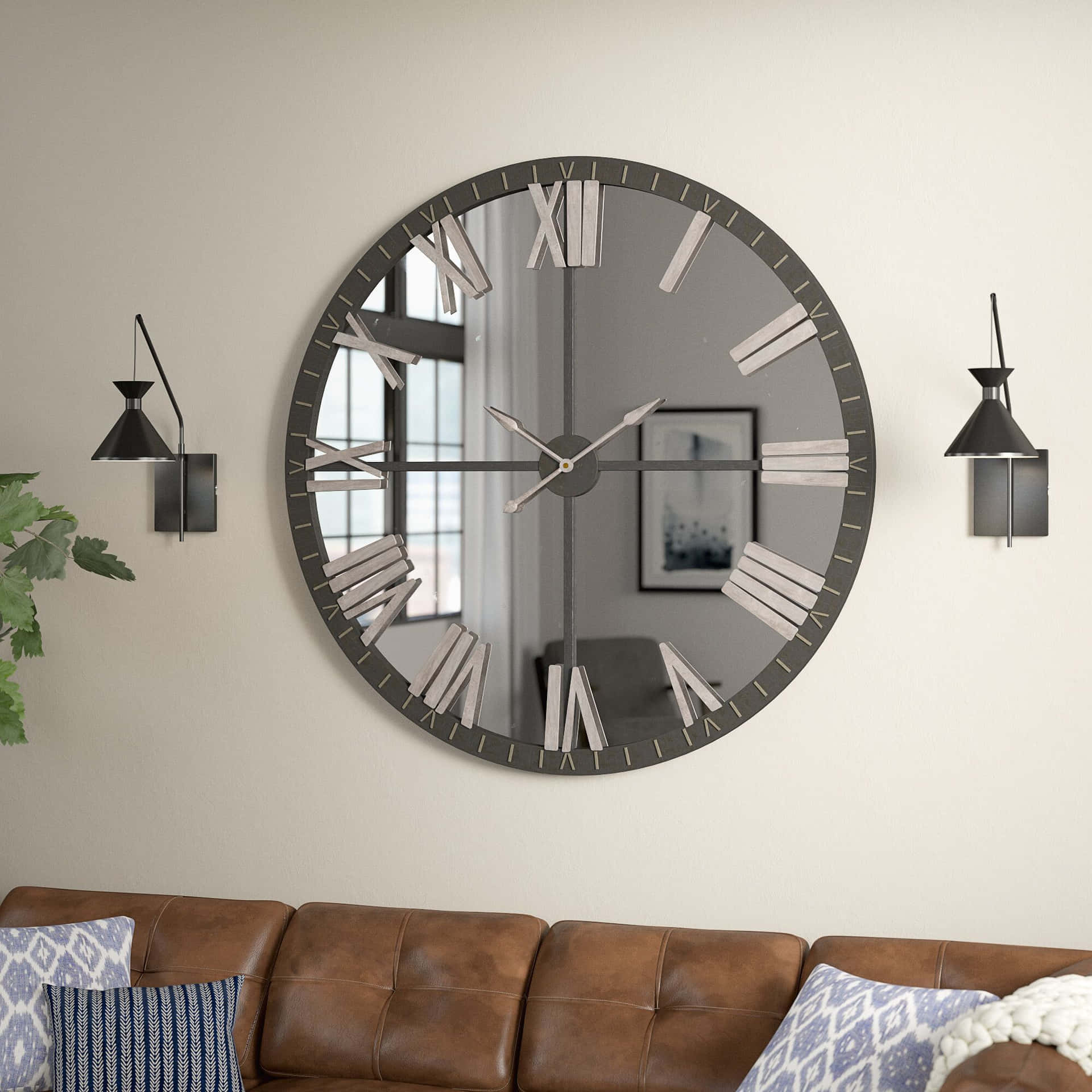 A classic analog wall clock transporting you back in time.