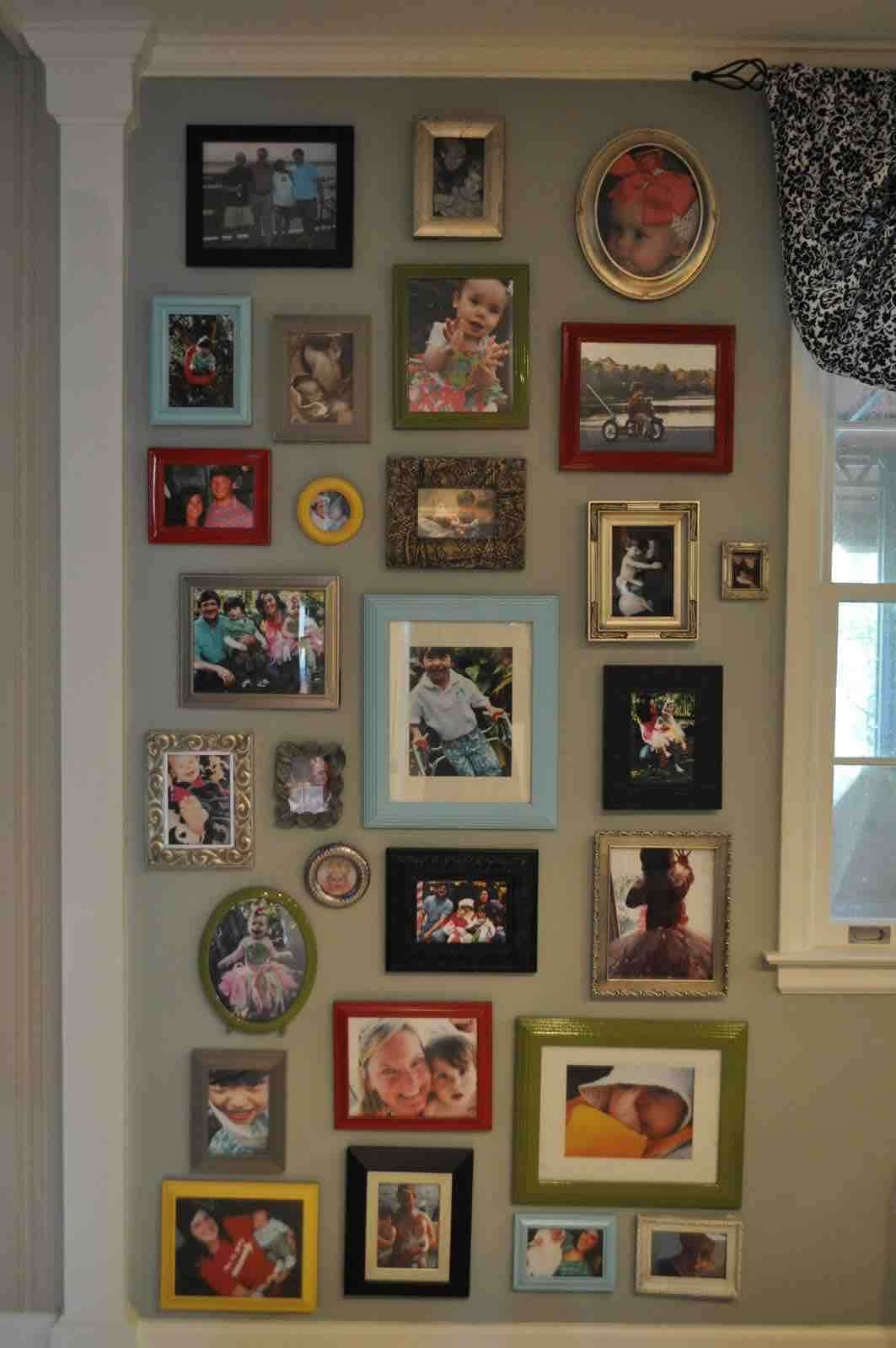 An artistic wall collage showcasing your favourites memories.