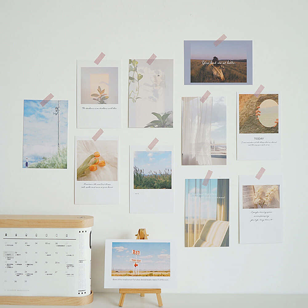 “Bring some life to your space with a modern wall collage.”