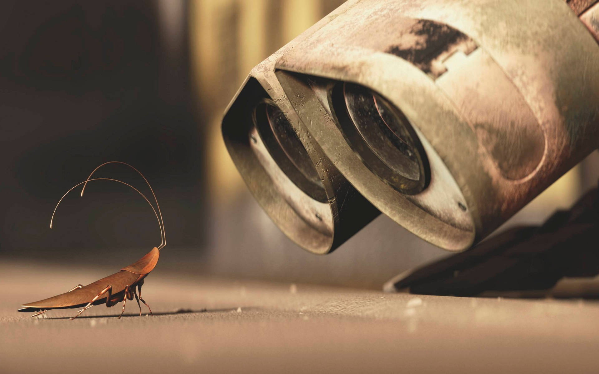 WALL E Cockroach Friend Hal Wallpaper