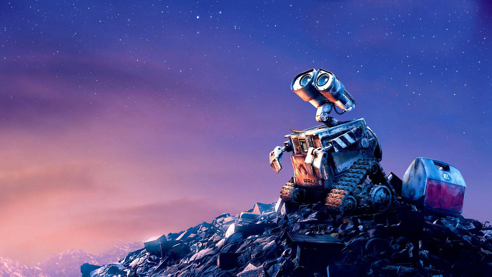 Wall-e Movie Digital Cover Wallpaper