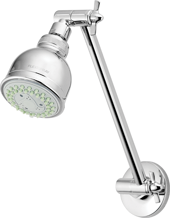 Wall Mounted Adjustable Shower Head PNG