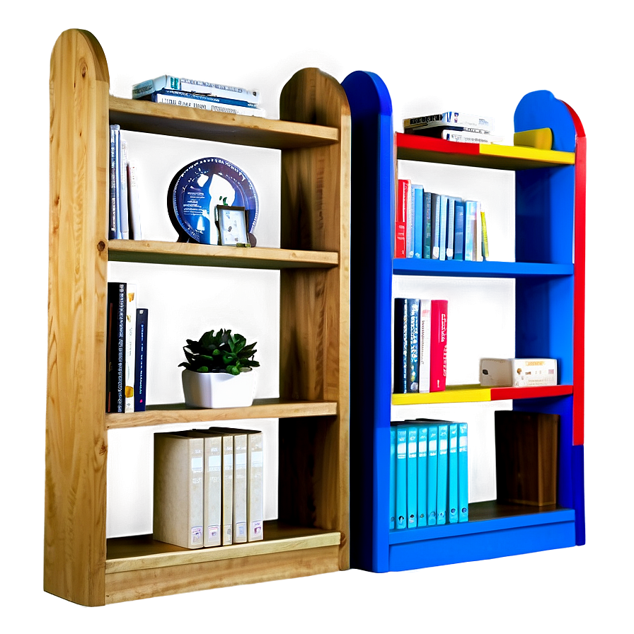 Wall Mounted Bookshelf Png 7 PNG