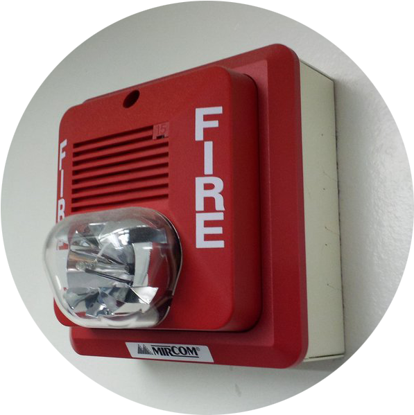 Wall Mounted Fire Alarm System PNG