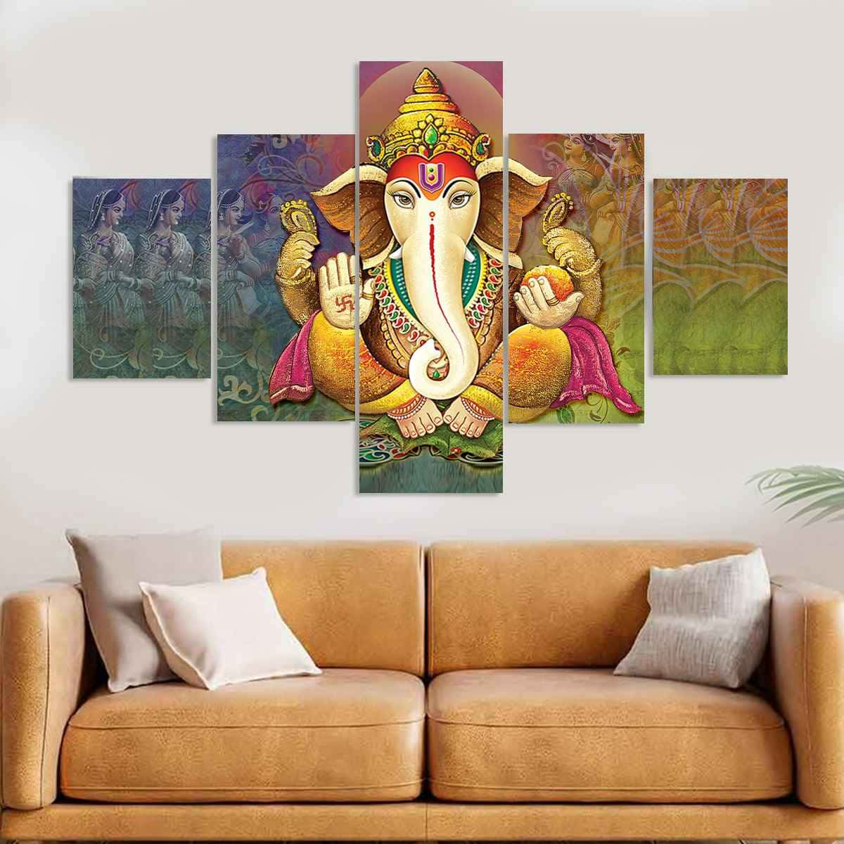 An Artistic Wall Painting Adds Sophistication To Any Room