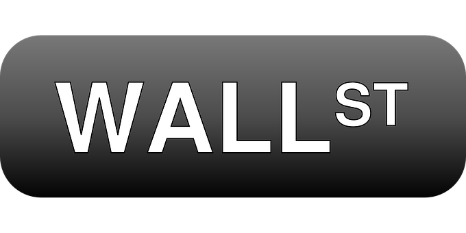 Wall Street Sign Graphic PNG