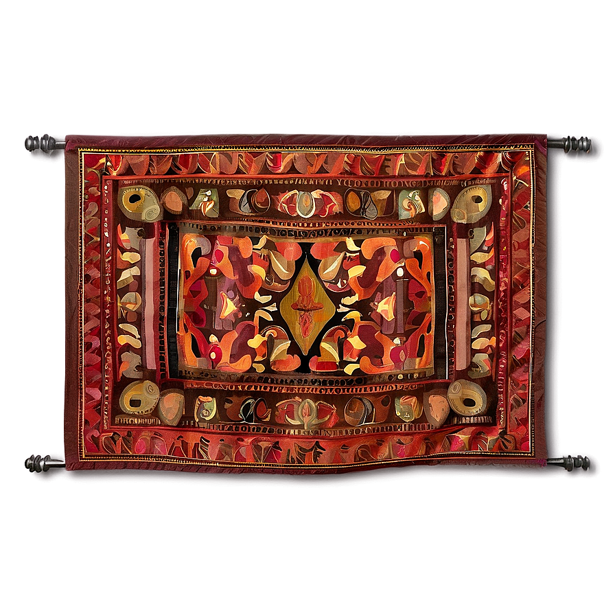 Wall Tapestry Png 06252024 PNG