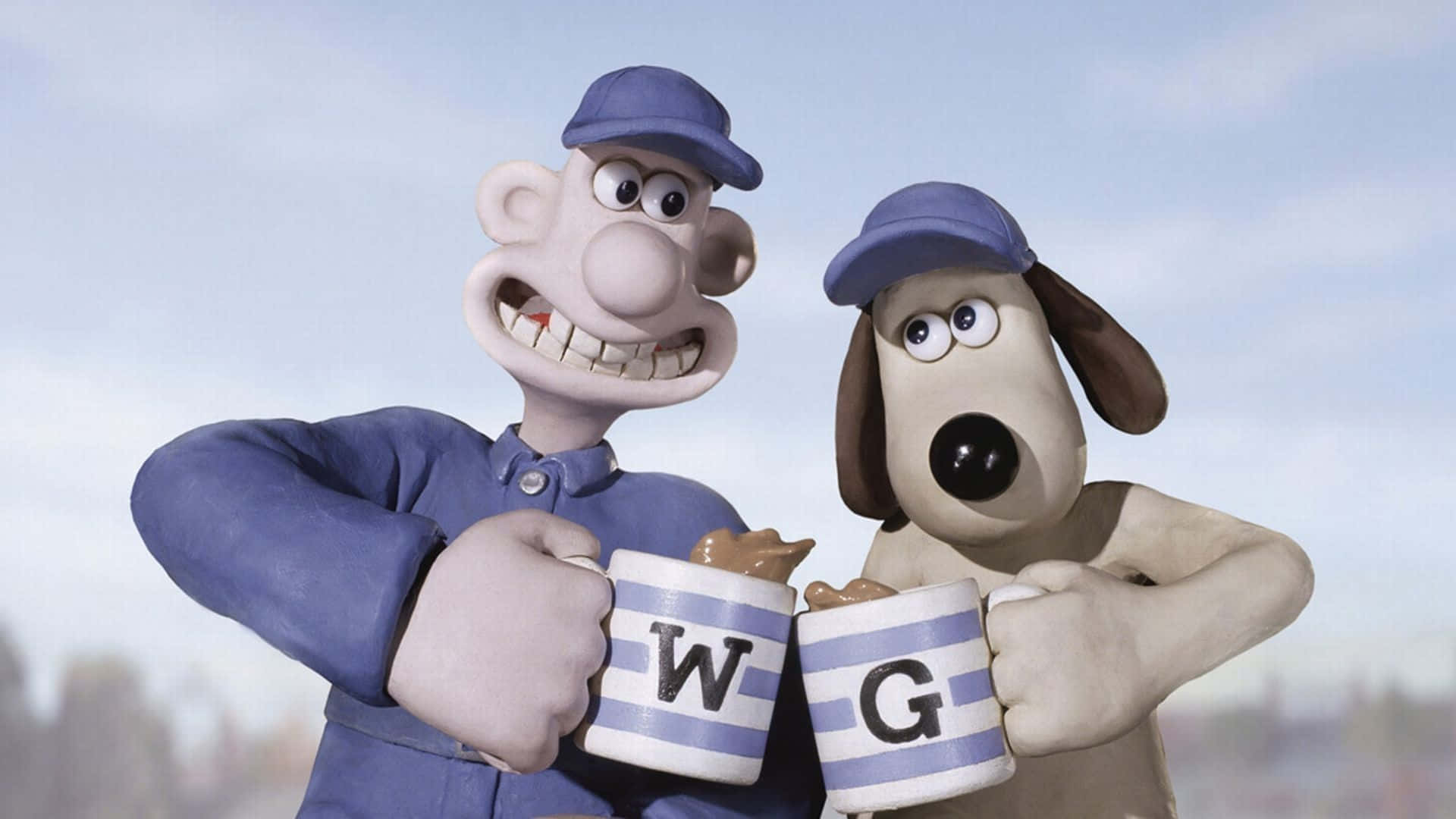 Wallace & Gromit The Curse Of The Were-Rabbit Mugs Wallpaper