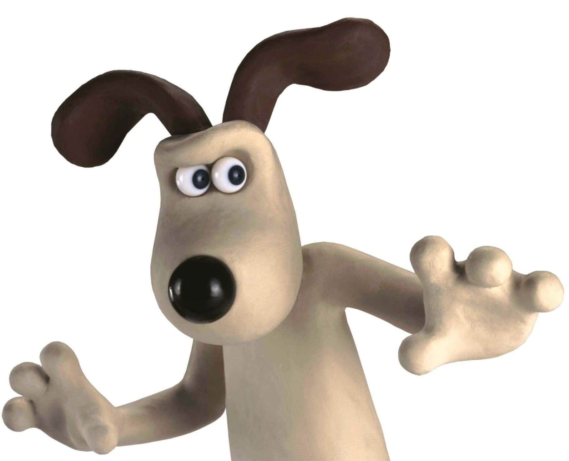 Wallace & Gromit The Curse Of The Were-rabbit On White Wallpaper
