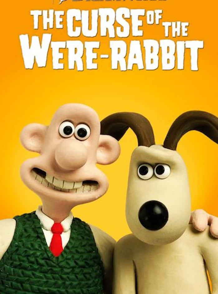 Wallace & Gromit The Curse Of The Were-rabbit Yellow Poster Wallpaper