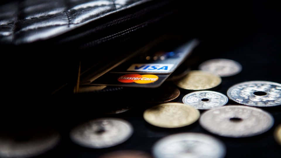 Wallet Credit Cardsand Coins Wallpaper