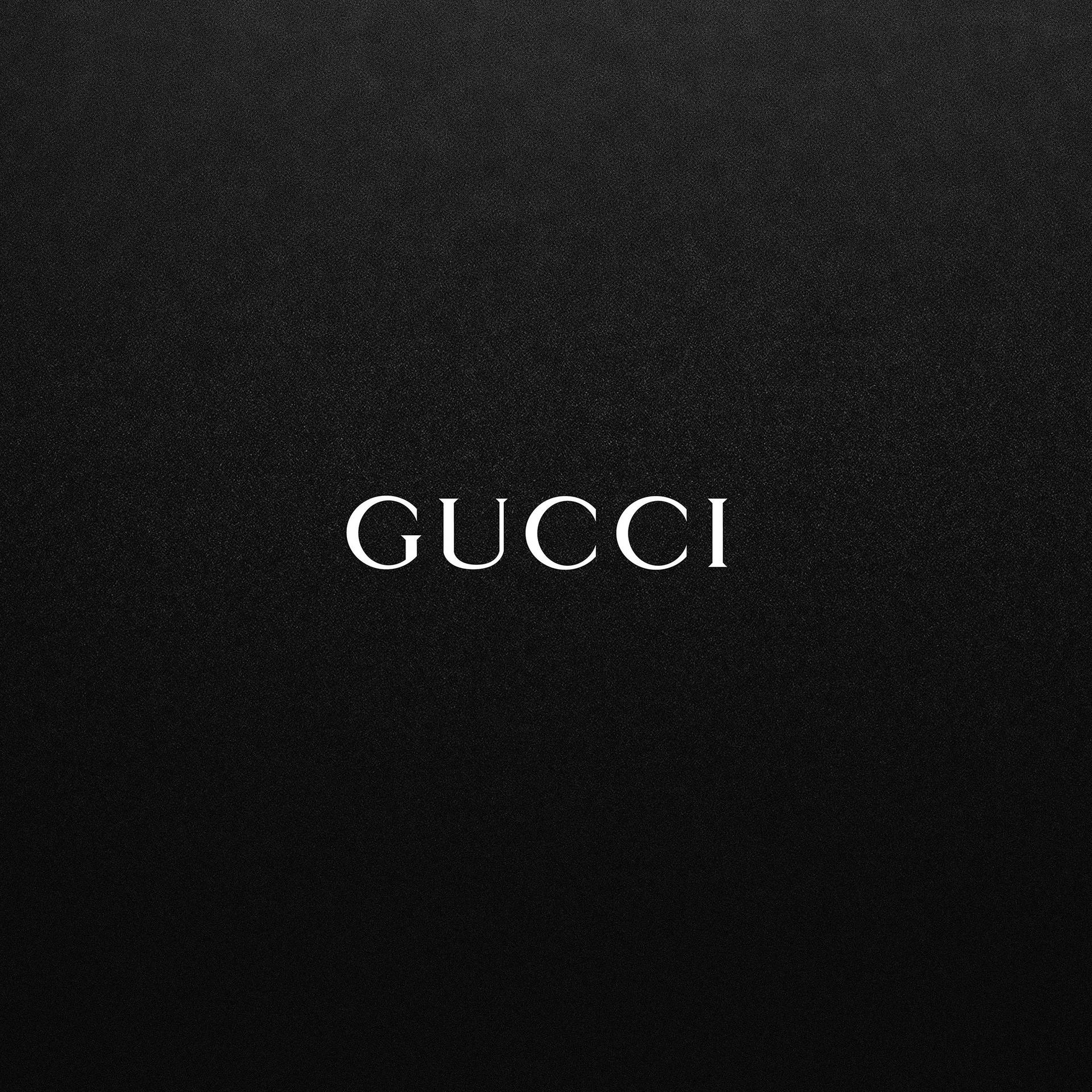 Image  Black Gucci Logo Wallpaper