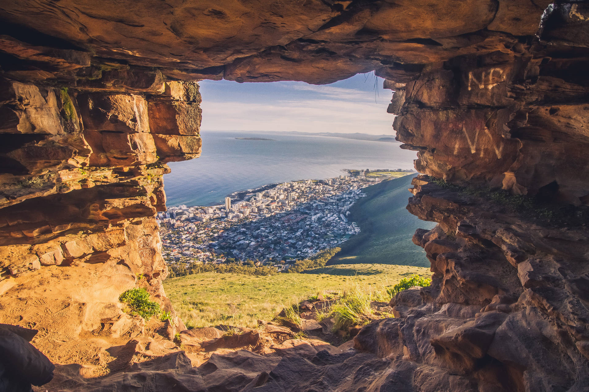 Wallys Cave Cape Town, Sydafrika Wallpaper
