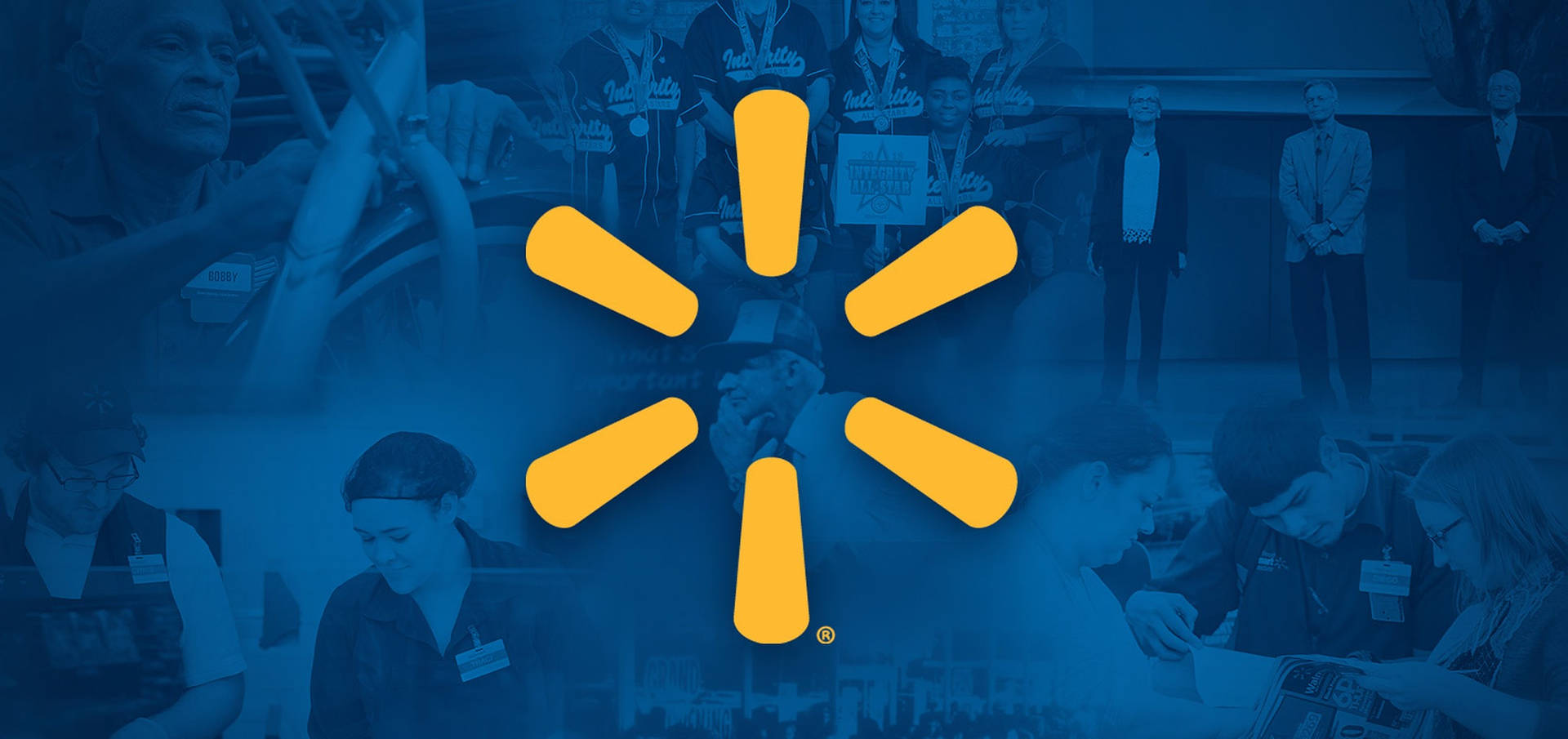 Walmart Logo Banner Wallpaper