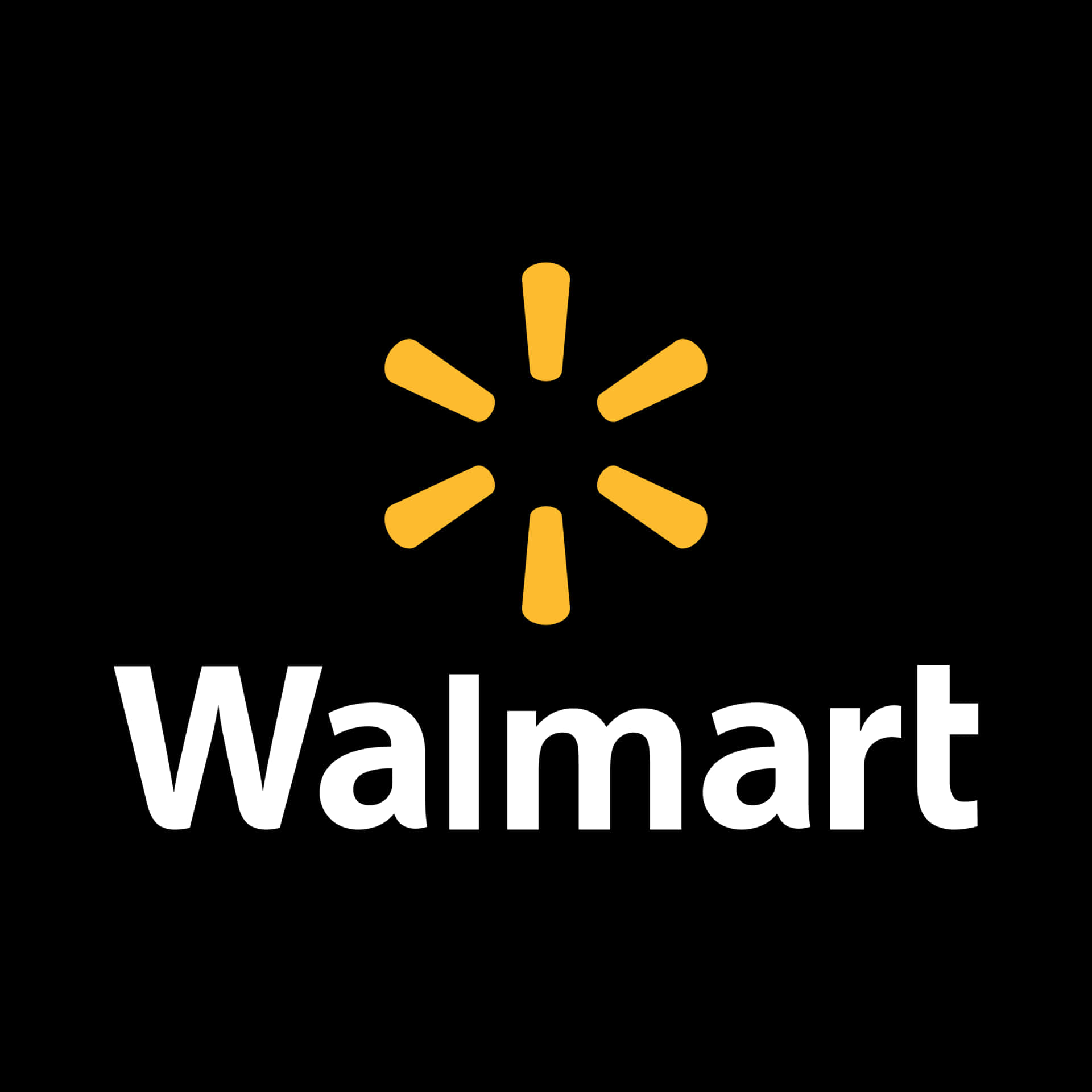 Walmart Logo Black Background PNG