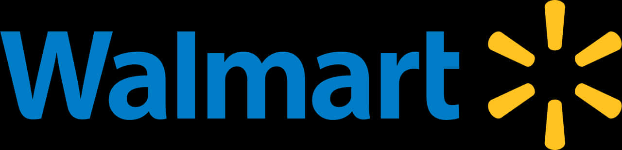 Walmart Logo Blueand Yellow PNG