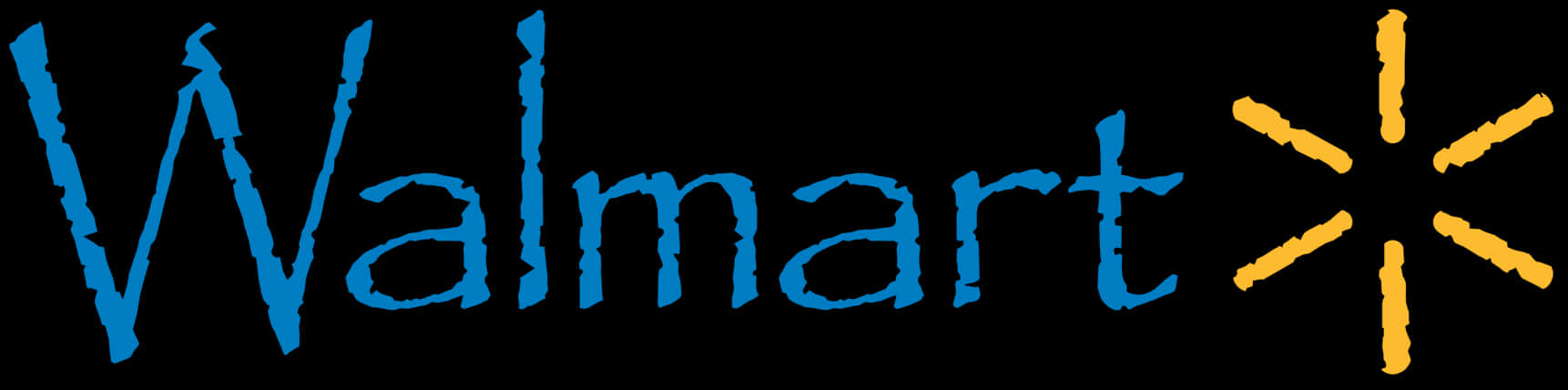 Walmart Logo Blueand Yellow PNG