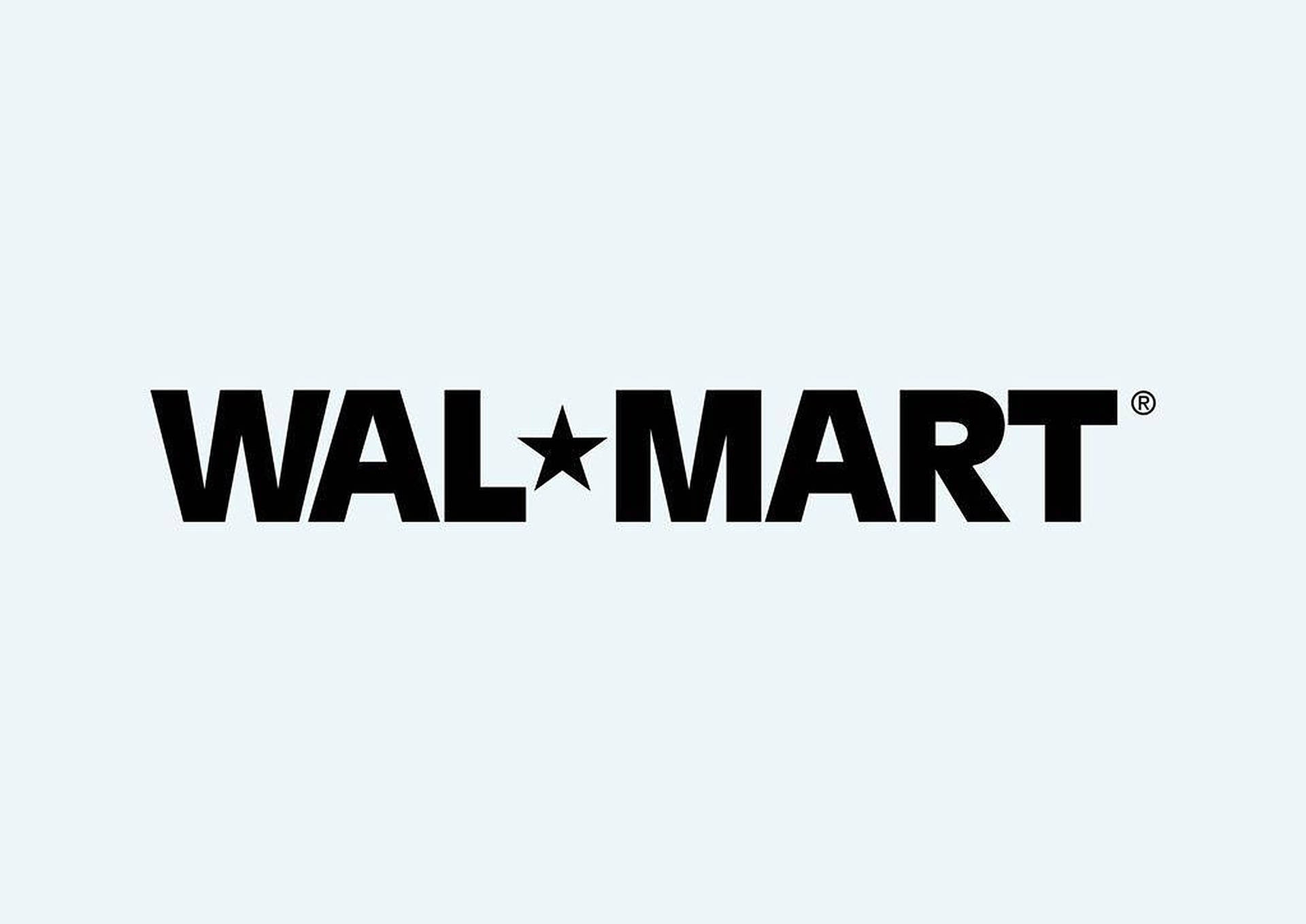Logodo Walmart Em Forma De Estrela Papel de Parede