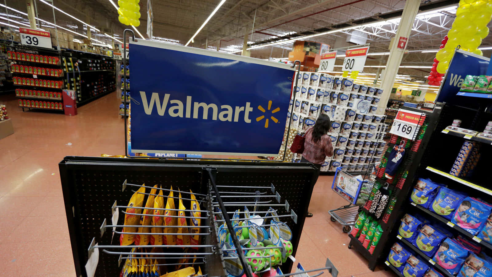 Walmart Shoppers browsing for the perfect holiday gifts