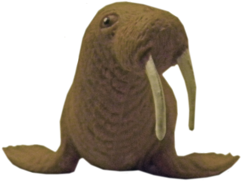 Walrus Figurine Isolated.png PNG