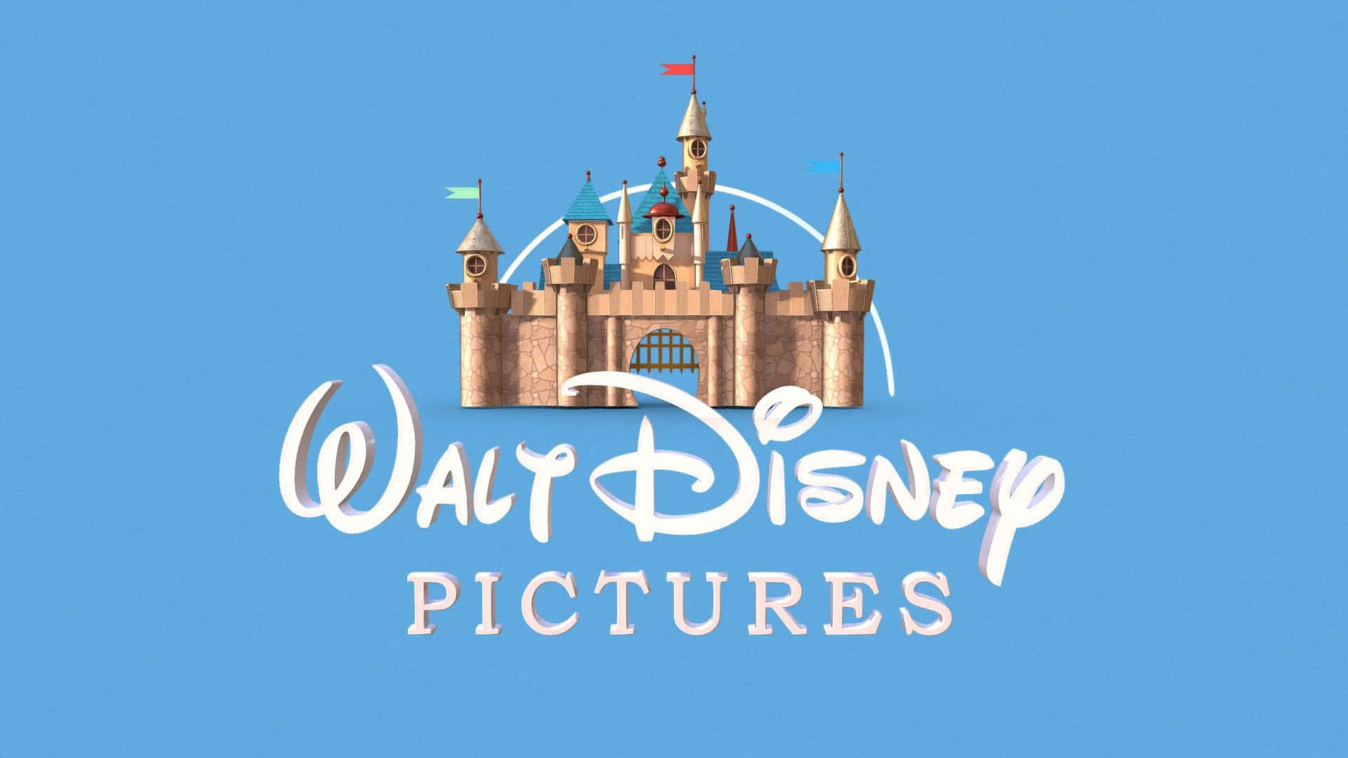 Walt Disney Picture Logo Tapet: En flydende sekvens af Walt Disney billeder.