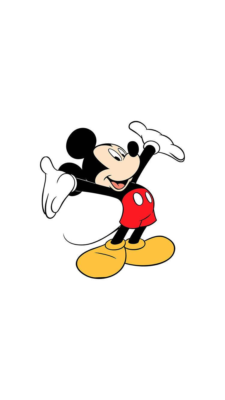 Walt Disney's Mickey Mouse Iphone Wallpaper