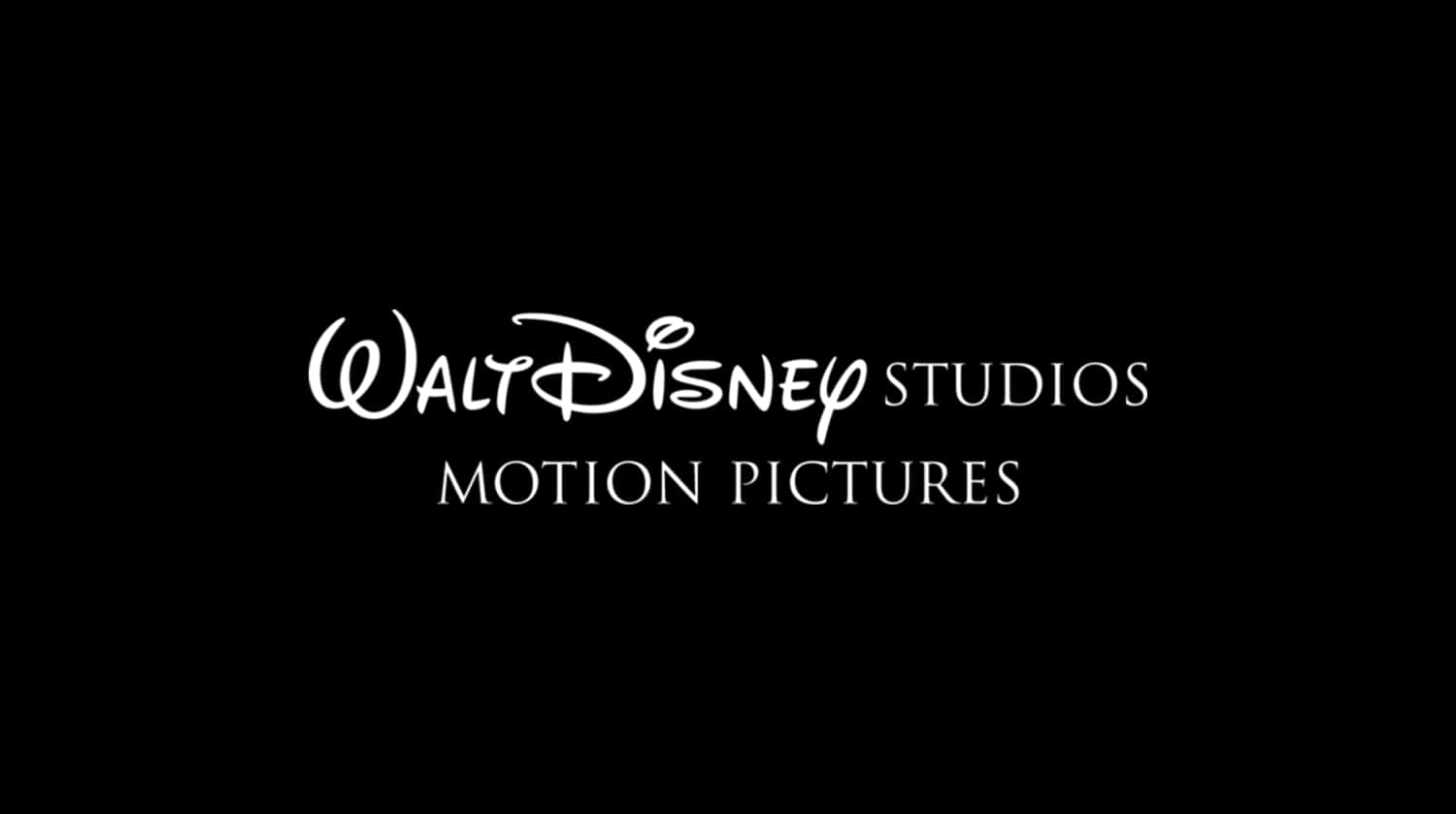 Unosfondo Nero Con Le Parole Walt Disney Motion Pictures