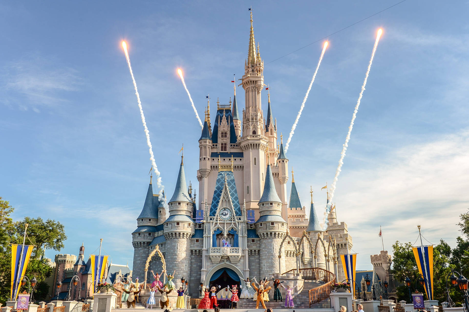 Walt Disney World Launching Fireworks Wallpaper