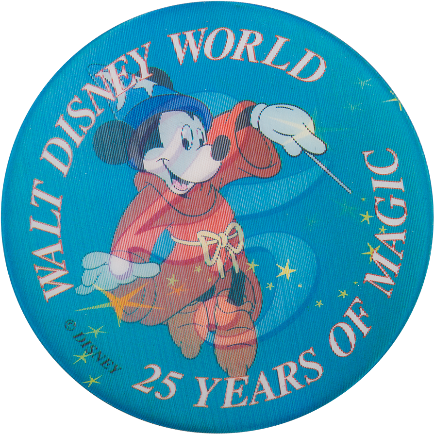 Walt Disney World25th Anniversary Mickey Mouse PNG