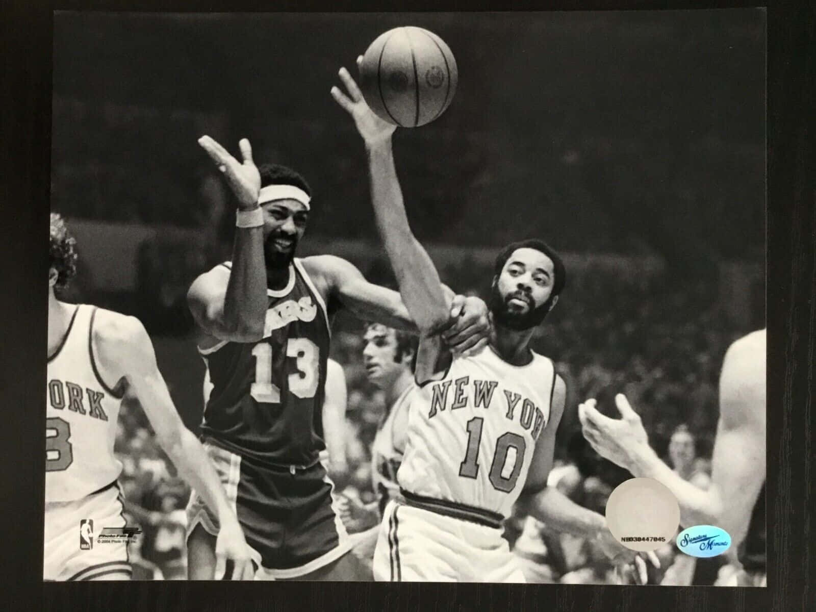 Walt Frazier og Wilt Chamberlain Lakers VS. Knicks Wallpaper Wallpaper