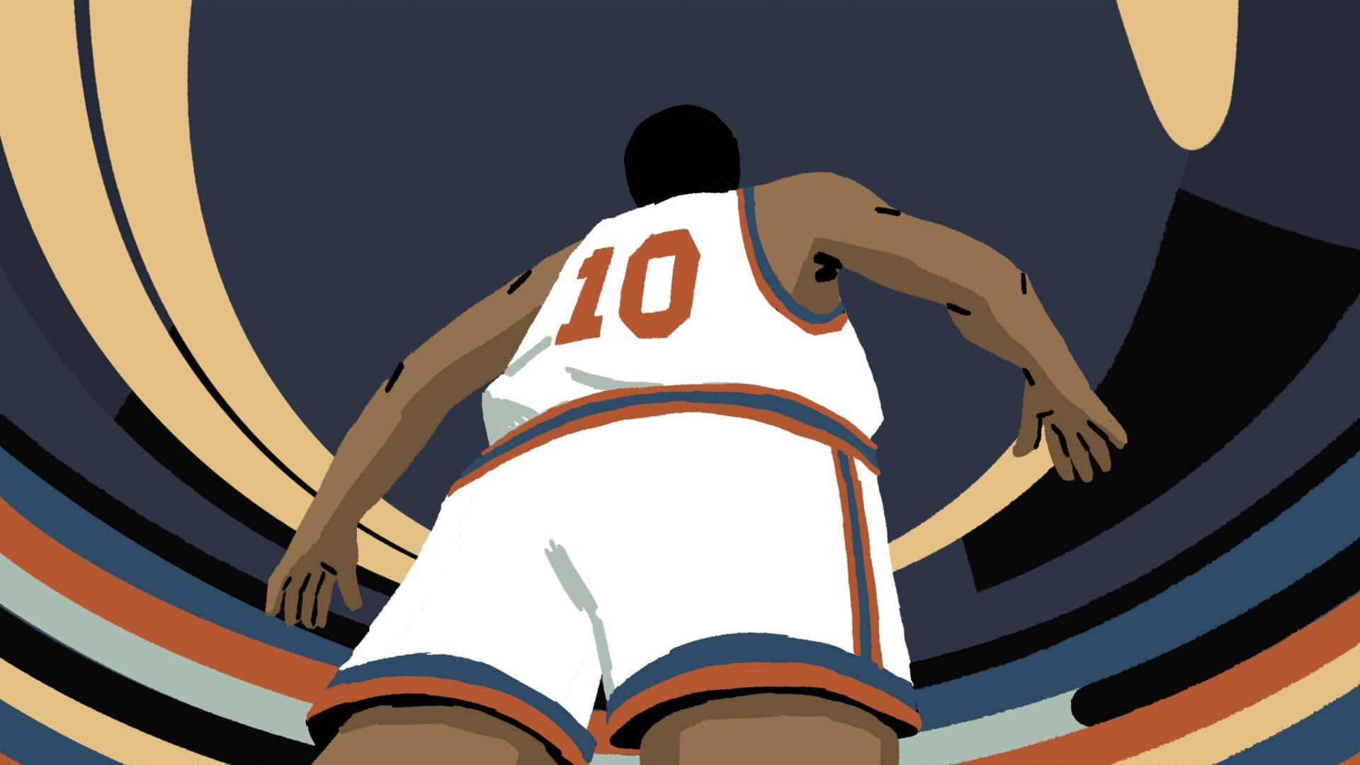 Artedigital De Walt Frazier De Los New York Knicks. Fondo de pantalla