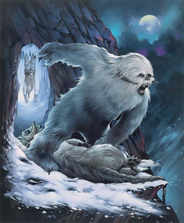 A close-up of Wampa from the Star Wars universe Wallpaper