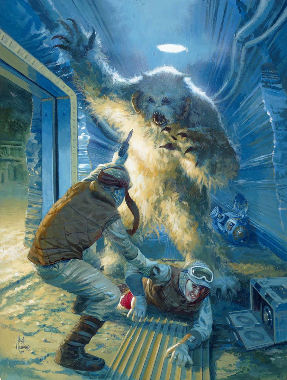 Wampa, A Fearsome Creature from the Star Wars Universe Wallpaper