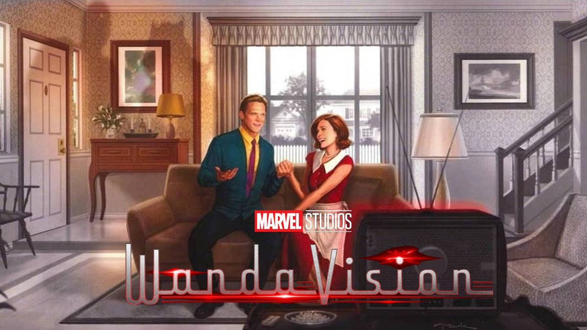 Join Wanda and Vision on an Epic Adventure in WandaVision Wallpaper