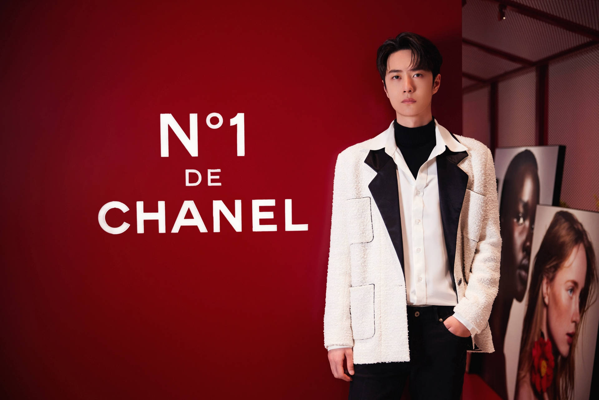 Exposiciónde Chanel De Wang Yibo, Número 1. Fondo de pantalla