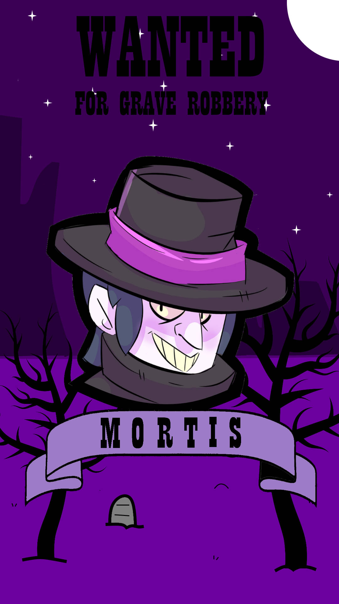 Wanted Mortis Brawl Stars Background