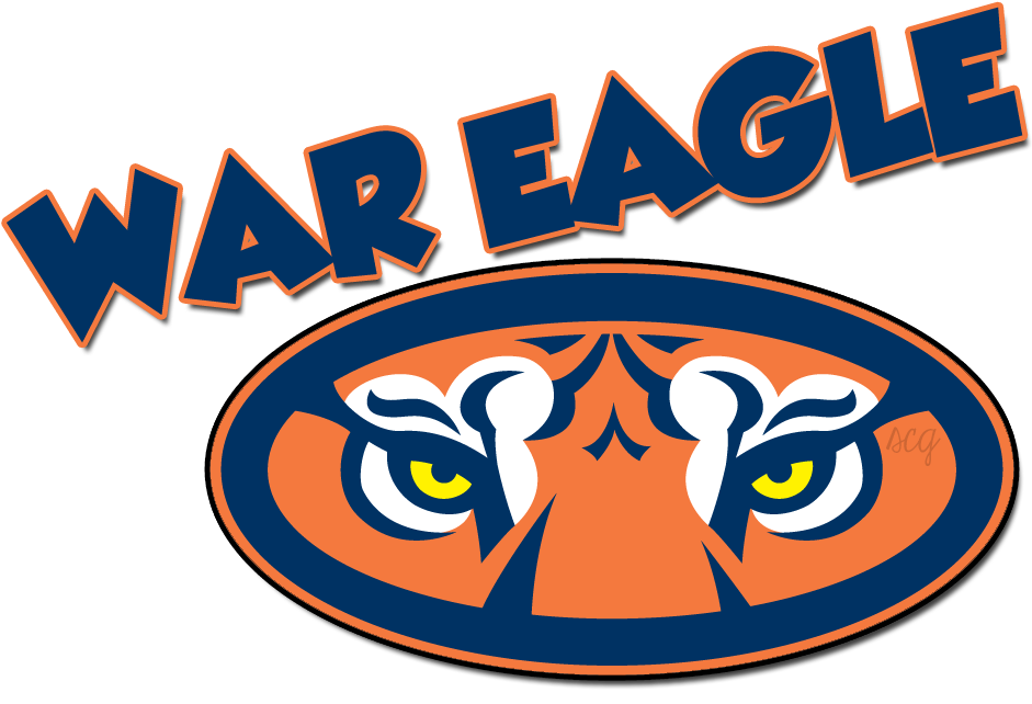 War Eagle Football Logo PNG