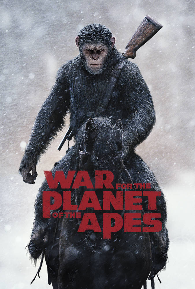 War For The Planet Of The Apes Advertisement Wallpaper
