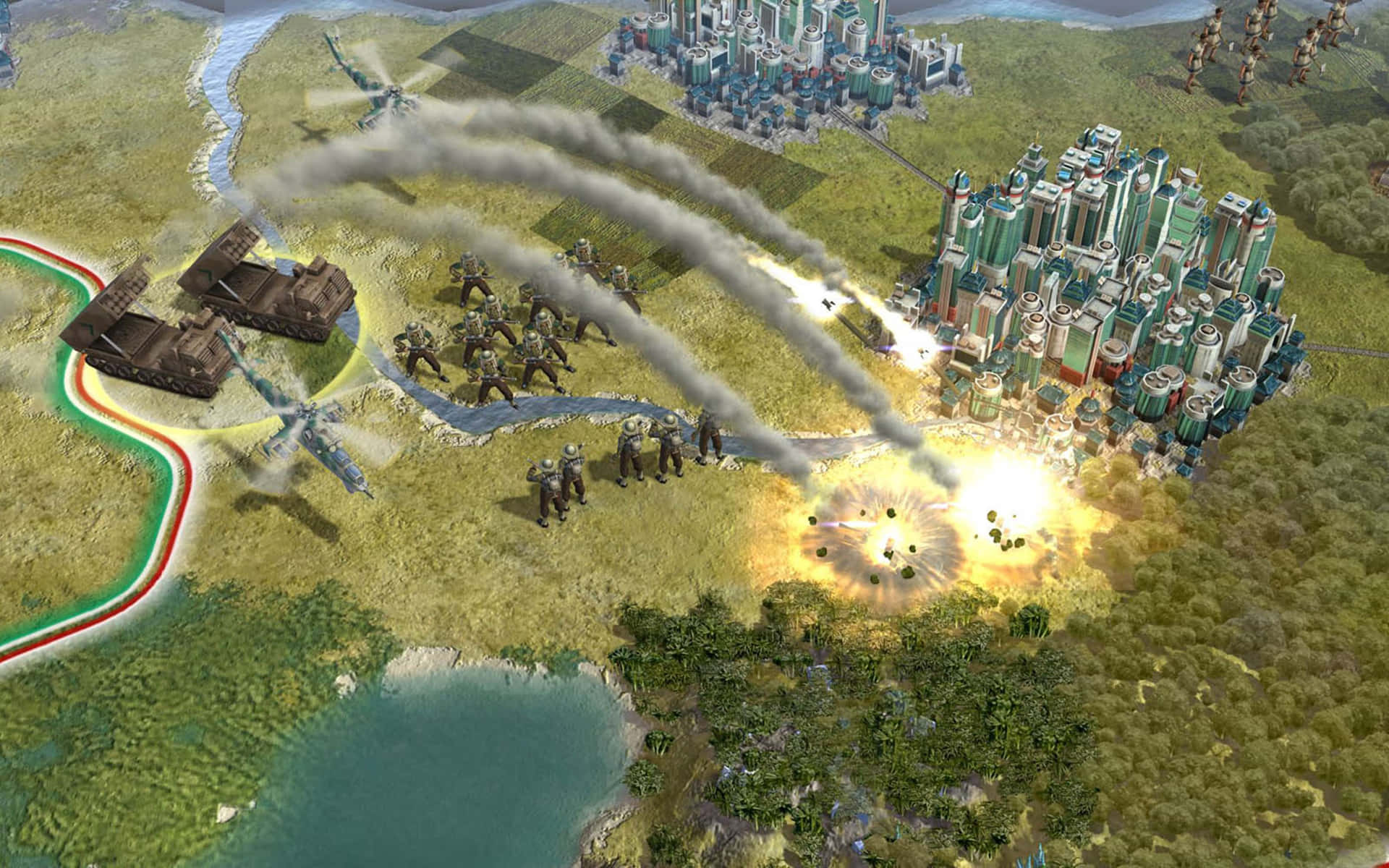 War In 4k Civilization V Background