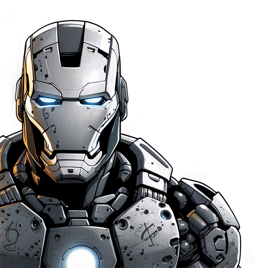 War Machine Comic Art Png Owa PNG