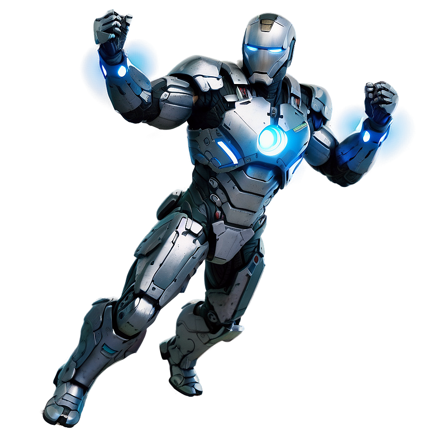 War Machine Dynamic Pose Png 59 PNG