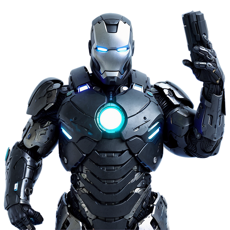 War Machine Dynamic Pose Png Ewd PNG
