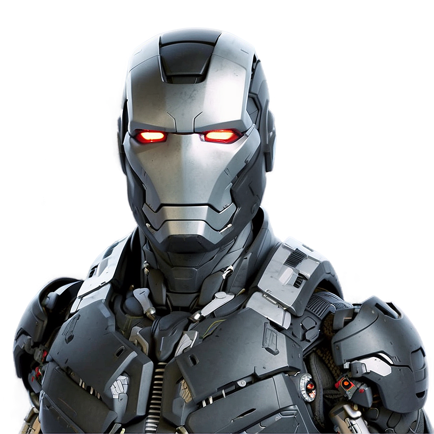 War Machine Unmasked Png 06272024 PNG