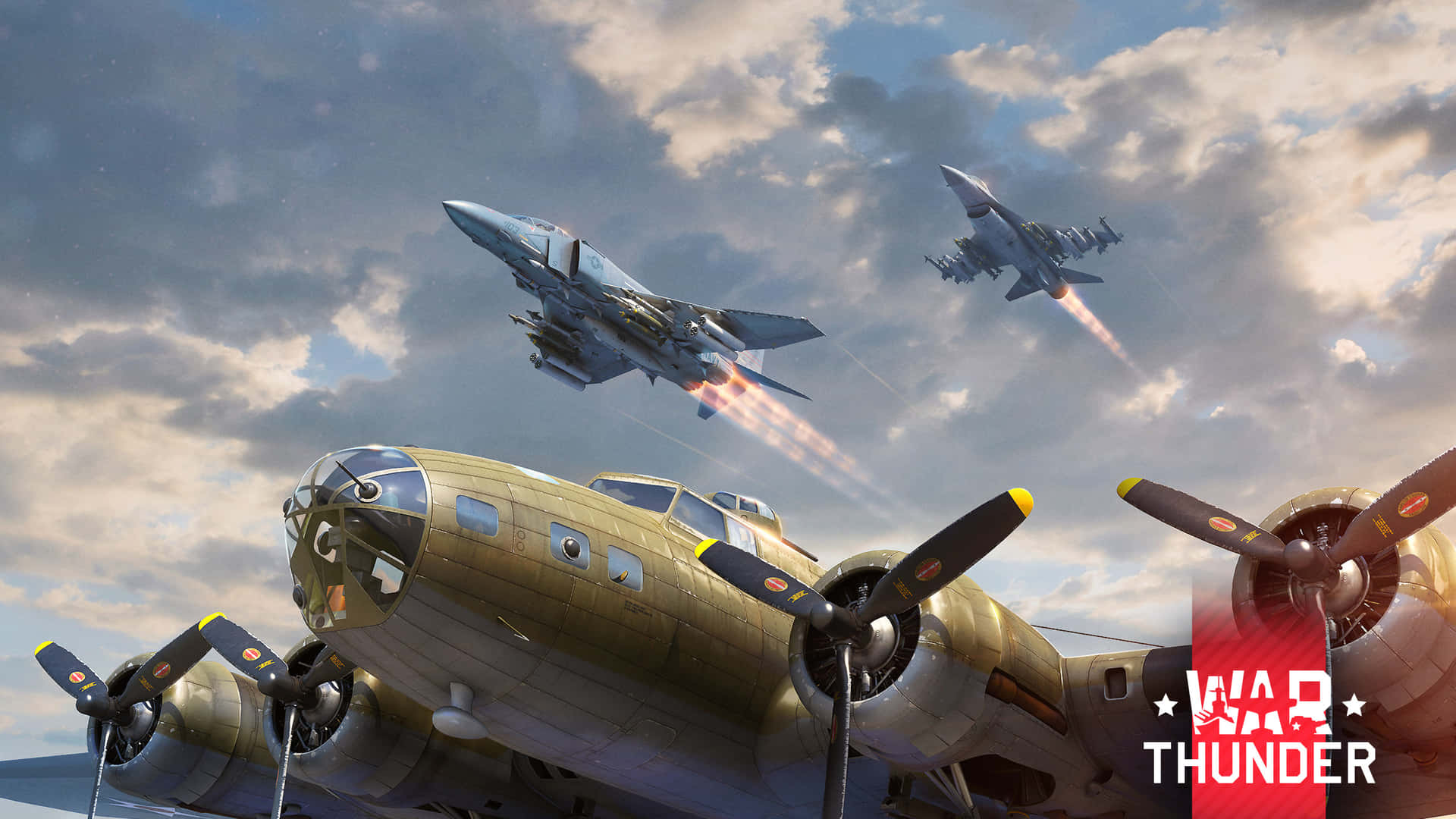 War Thunder Aerial Combat Wallpaper