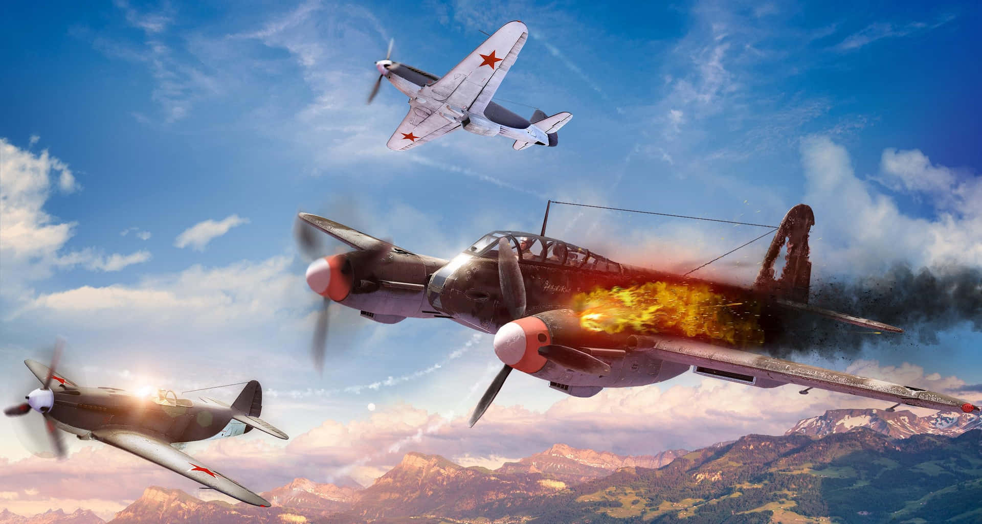 War Thunder_ Dogfight_ Aerial_ Combat Wallpaper