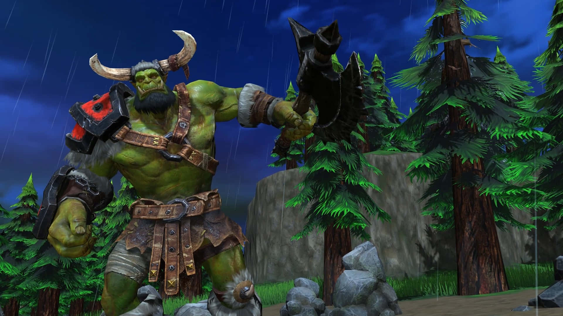 Warcraft2 Durotan-spel - Dator- Eller Mobilbakgrundsbild. Wallpaper