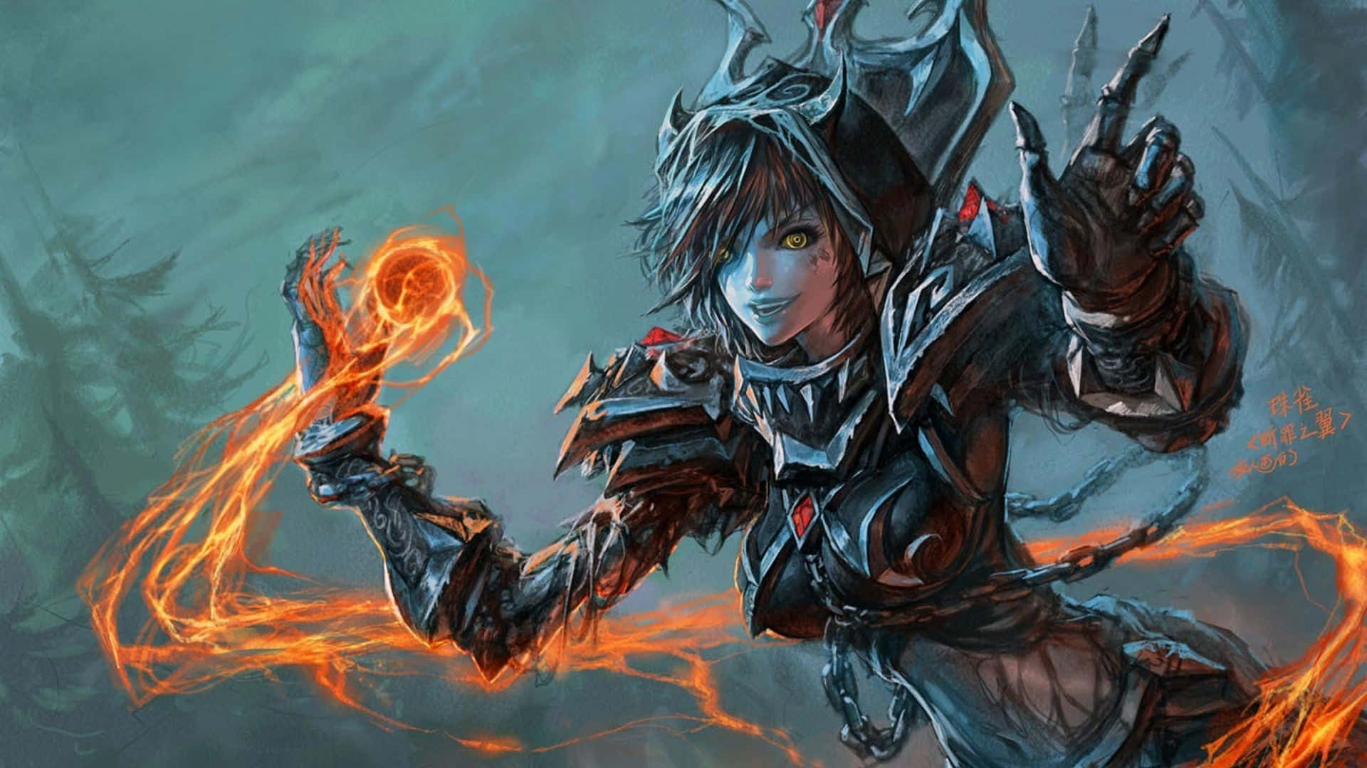 Warcraft 2 Fire Mage Wallpaper