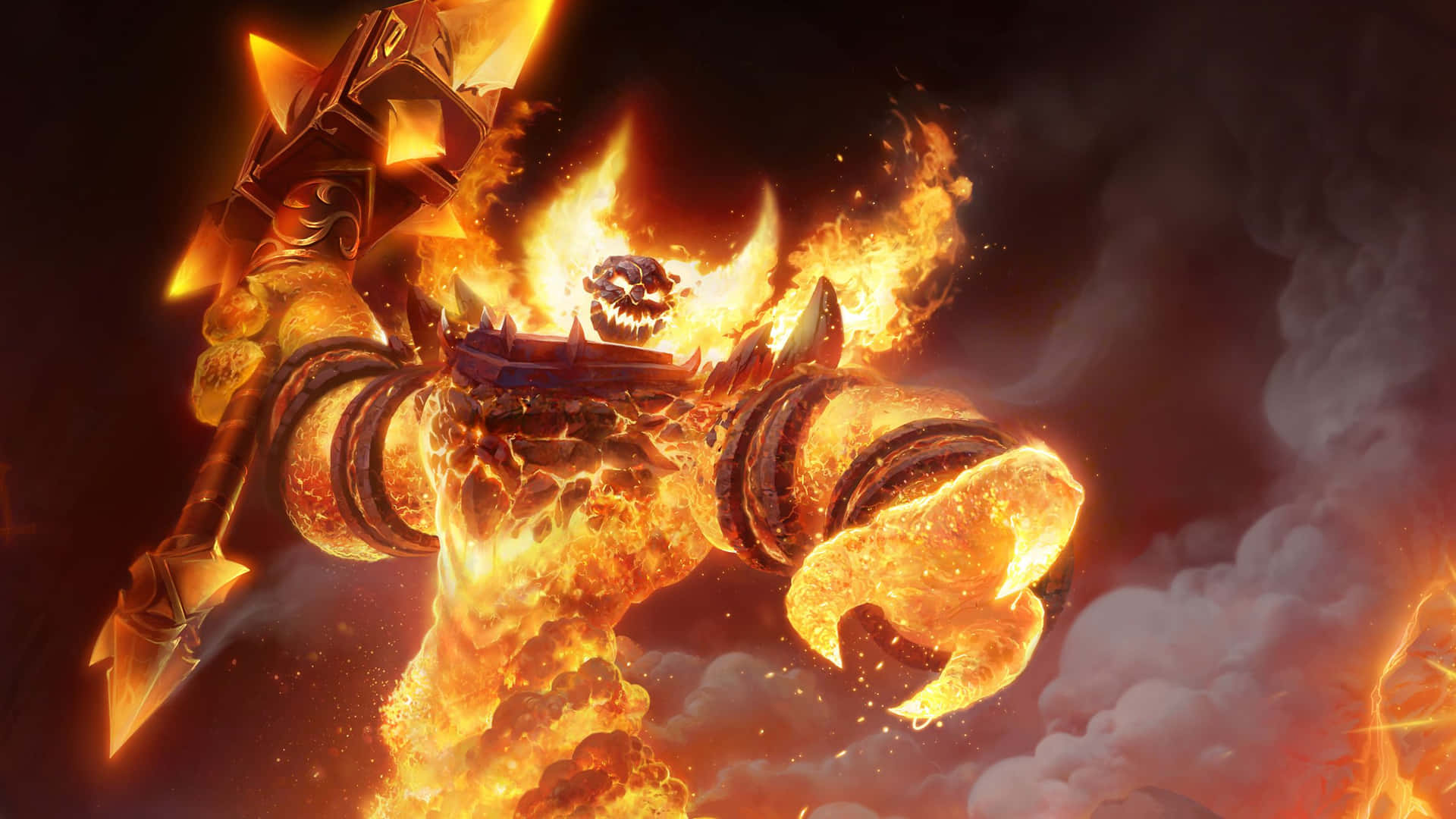 Warcraft2 Elemental De Fuego Fondo de pantalla