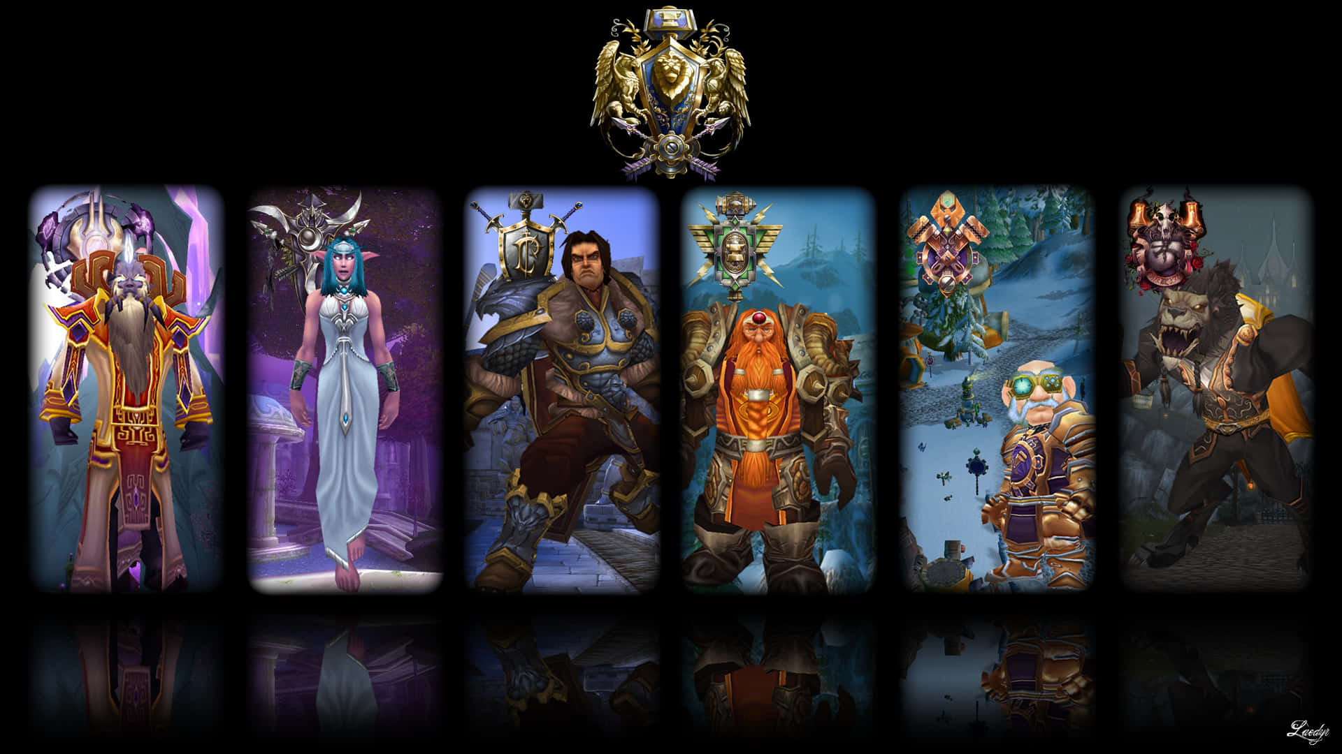 Warcraft 2 Alliance Leaders Wallpaper