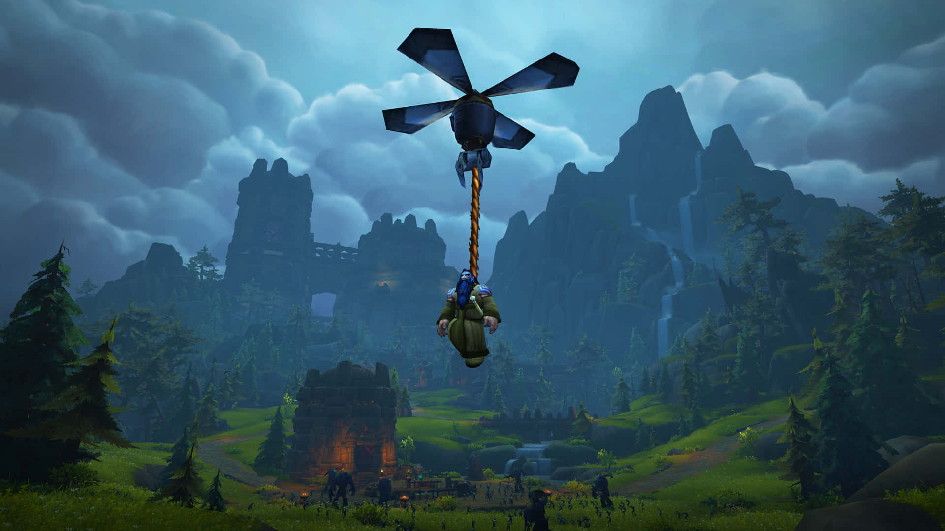 Flying Character Warcraft 2 Wallpaper